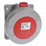 Встраиваемая розетка - P17 Tempra Pro - IP 66/67 - 380/415 В~ - 32 A - 3К+Н+З, артикул 555489