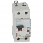 Автоматический выключатель дифференциального тока DX³ 6000, 10 кА, тип характеристики С, 1П+Н, 230 В~, 32 А, тип AС, 30 мА, 2 модуля, артикул 411005  Legrand