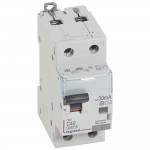 Автоматический выключатель дифференциального тока DX³ 6000, 10 кА, тип характеристики С, 1П+Н, 230 В~, 16 А, тип A, 30 мА, 2 модуля, артикул 411050  Legrand