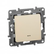 Выключатель/переключатель с подсветкой Etika Plus 10 A 250 В~ слоновая кость, артикул 672315