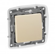 Переключатель IP44 автоматические клеммы Etika 10 AX 250 В~ слоновая кость, артикул 672300