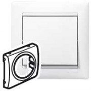 Универсальная лицевая панель Valena Classic 46.5 мм белый, артикул 774480