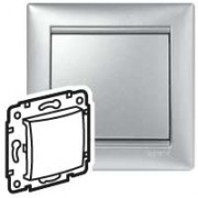 Заглушка Valena Classic алюминий, артикул 770146