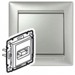 Розетка HD 15 для видеоустройств Valena Classic алюминий, артикул 770283