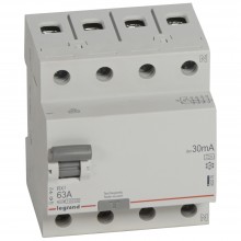 Выключатель дифференциального тока TX³, 2П, 25 А, тип AC, 30 мА, 2 модуля, артикул 403000  Legrand