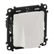 Valena LIFE.Вывод кабеля с лицевой панелью.Без клемм.Белый, артикул 753434