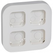Установочный блок до 4 постов Quteo IP 20 Белый, артикул 782294