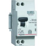 Автоматический выключатель дифференциального тока RX3 30мА 10А 1П+Н AC, артикул 419397  Legrand