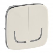 Valena ALLURE MyHome Play Zigbee. Лицевая панель для выключателярадиоприемника 2канального.Слоновая кость, артикул 754776