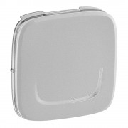 Valena ALLURE MyHome Play Zigbee. Лицевая панель для радиоприемного выключателя 1канального с нейтралью.Алюминий, артикул 754723