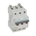Автоматический выключатель DX³-E 6000, 6 кА, тип характеристики C, 3П, 230/400 В~, 20 А, 3 модуля, артикул 407292  Legrand