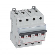 Автоматический выключатель DX³-E 6000, 6 кА, тип характеристики C, 4П, 230/400 В~, 20 А, 4 модуля, артикул 407306  Legrand