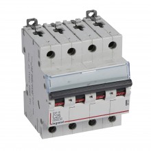Автоматический выключатель DX³-E 6000, 6 кА, тип характеристики C, 4П, 230/400 В~, 25 А, 4 модуля, артикул 407307  Legrand