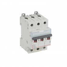 Автоматический выключатель DX³-E 6000, 6 кА, тип характеристики C, 3П, 230/400 В~, 32 А, 3 модуля, артикул 407294  Legrand