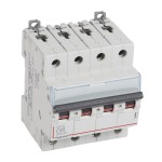 Автоматический выключатель DX³-E 6000, 6 кА, тип характеристики C, 4П, 230/400 В~, 40 А, 4 модуля, артикул 407309  Legrand
