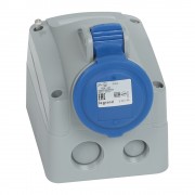 Розетка накладная - 16А - 2К+З - 230 В - IP 44, артикул 090167
