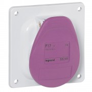 Встраиваемая розетка - P17 Tempra Pro - IP 44 - 20/25 В~ - 16 A - 2K, артикул 055245