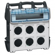 Напольный переносной щиток - P17 Tempra Pro - IP 44 - до 3 розеток - 16 А, артикул 058957
