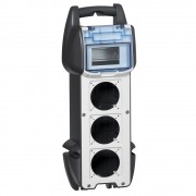 Переносной щиток для комплектации - P17 Tempra Pro - IP 44 - до 3 розеток - 16 А, артикул 058943