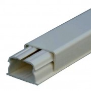 Мини-канал Metra - 16x16 - 2 метра - с крышкой - белый, артикул 638191