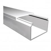 Мини-канал Metra - 60x40 - 2 метра - с крышкой - белый, артикул 638197