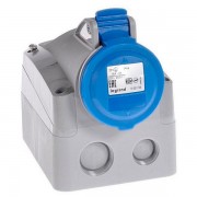 Розетка накладная - P17 Tempra Pro - IP 44 - 200/250 В~ - 16 A - 2К+З, артикул 555154