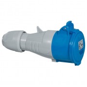 Розетка мобильная - P17 Tempra Pro - IP 44 - 200/250 В~ - 32 A - 3К+Н+З, артикул 555216
