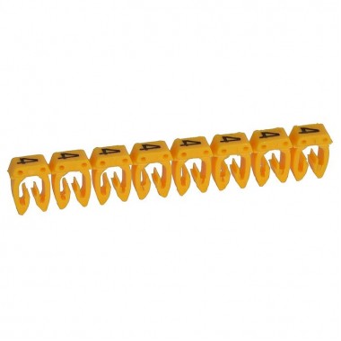 Маркер CAB 3 - для кабеля 1,5-2,5 мм² - цифра 4 - желтый, артикул 038224