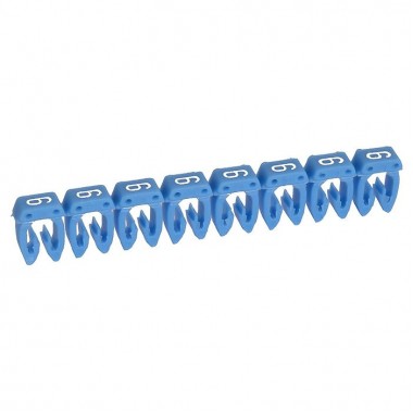 Маркер CAB 3 - для кабеля 0,5-1,5 мм² - цифра 6 - синий, артикул 038216
