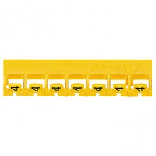 Маркер Memocab - международная кодировка цветов - ширина 2,3 мм - цифра 4 - желтый, артикул 037806