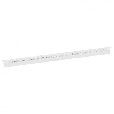 Маркер Memocab - ширина 2,3 мм - чёрная маркировка на белом фоне - заглавная буква J, артикул 037835