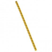 Маркер Duplix - чёрная маркировка на желтом фоне - условное обозначение - слэш, артикул 038440