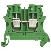 Клемма для заземления с винтовым зажимом Legrand Viking 3 6мм², зеленый, артикул 037178