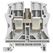 Проходная клемма с винтовым зажимом Legrand Viking 3 16мм², серый, артикул 037164