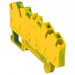 Пружинная клемма для заземления Legrand Viking 11 4мм², желто-зеленый, артикул 037279