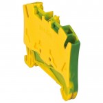Пружинная клемма для заземления Legrand Viking 6 4мм², желто-зеленый, артикул 037271