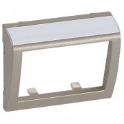 Накладка на розетку информационную Legrand GALEA LIFE, титан, артикул 771484