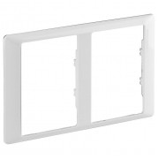 Рамка 2 поста Legrand VALENA ALLURE, белый, артикул 754222