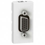 Розетка VGA Legrand MOSAIC, белый, артикул 078772