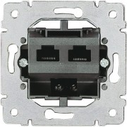 Механизм розетки 2xRJ11+RJ45 Cat.5 Legrand GALEA LIFE, артикул 775937