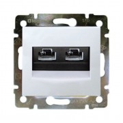 Розетка 1xRJ45 Cat.5 Legrand VALENA, белый, артикул 774238