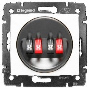 Аудио-розетка Legrand VALENA DIY, белый, 694283