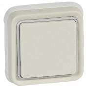 Переключатель 1-клавишный Legrand PLEXO 55, скрытый монтаж, белый, артикул 069851