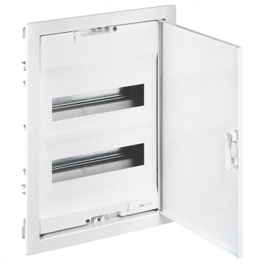 Распределительный шкаф Legrand Nedbox 24 мод., IP40, встраиваемый, пластик, прозрачная синяя дверь, с клеммами, артикул 001422