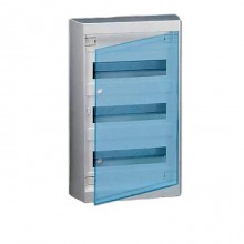 Распределительный шкаф Legrand Nedbox, 36 мод., IP40, навесной, пластик, прозрачная дверь, с клеммами, артикул 601248