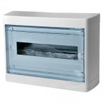 Распределительный шкаф Legrand Nedbox, 8 мод., IP41, навесной, пластик, прозрачная дверь, с клеммами, артикул 601245