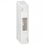 Распределительный шкаф Legrand Mini S, 1 мод., IP30, навесной, пластик, дверь, артикул 001301