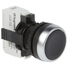 Кнопка Legrand Osmoz 22.3 мм, 500В, IP66, Черный, артикул 023706
