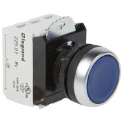 Кнопка Legrand Osmoz 22.3 мм, 24В, IP66, Синий, артикул 023753