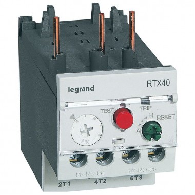 Реле перегрузки тепловое Legrand RTX³ 1-1,6А, класс 10A, артикул 416665